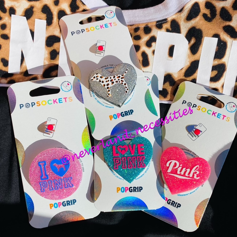 PINK! Popsocket VS Pink-Silver-Teal-Cheetah Dog